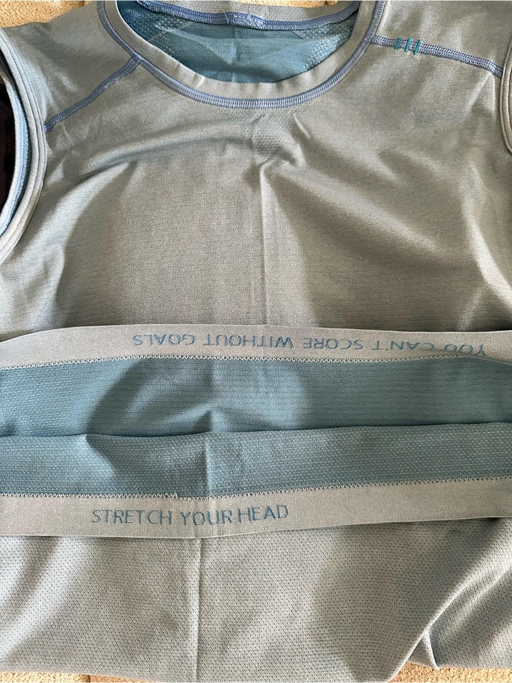lululemon athletica Light Blue Sleeveless Performance Tank - Picture 5 of 5